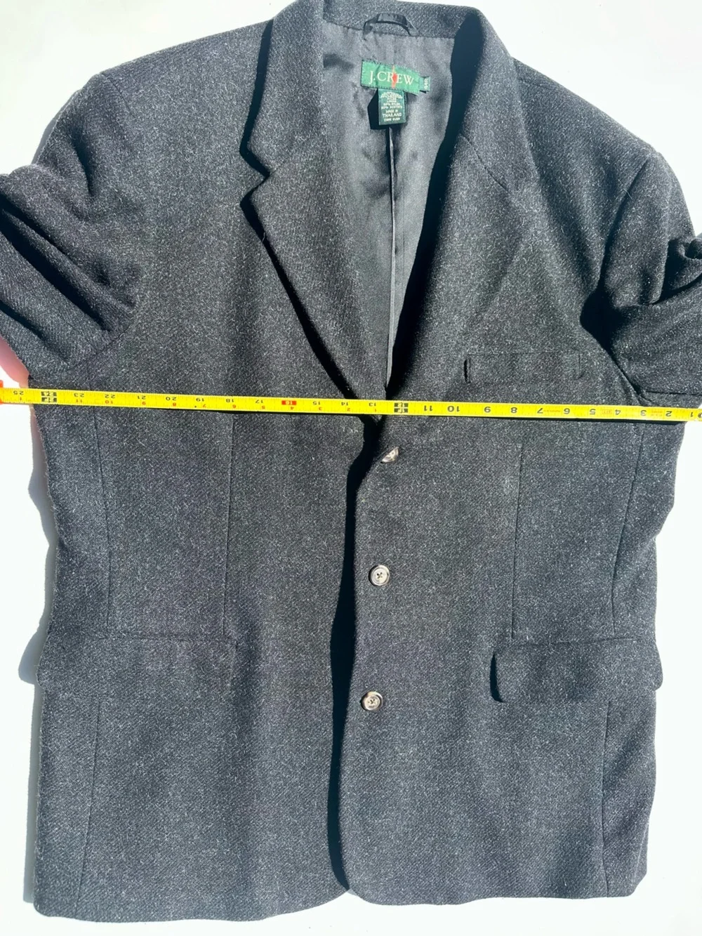 Vintage J. Crew Oarsman Mohair Wool Blend Men's Blazer Sports Coat, 44R